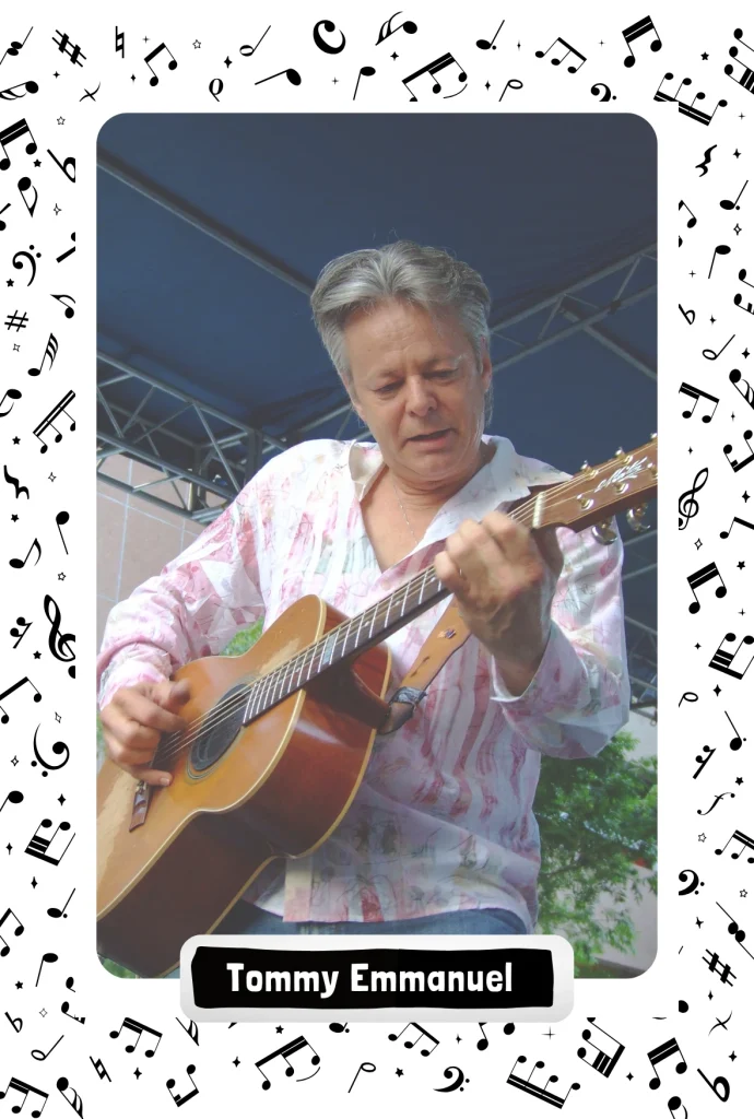 Tommy Emmanuel - most famous acoustic guitarist right now